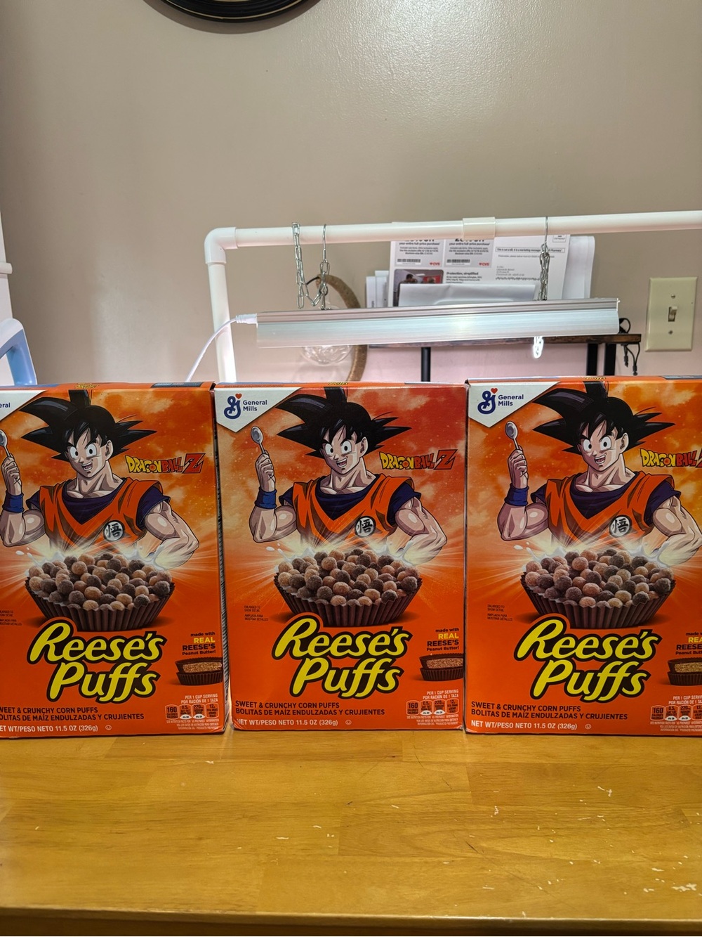 Reese's Puffs Cereal Bowl - Orange Dragon Ball Z Limited Edition